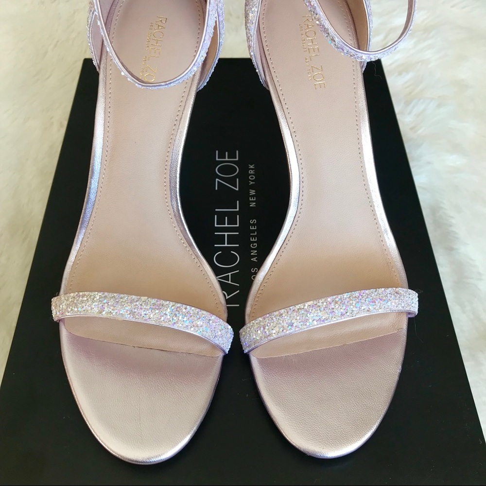 NEW•Rachel Zoe•Glittery Heeled Sandals• - Picture 8 of 8